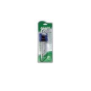Extralong Ball Point Hex Key Set CR-V (9pcs)