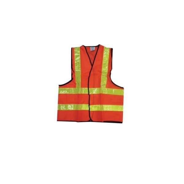 Reflective Polyester Safety Vest Orange (2XL)