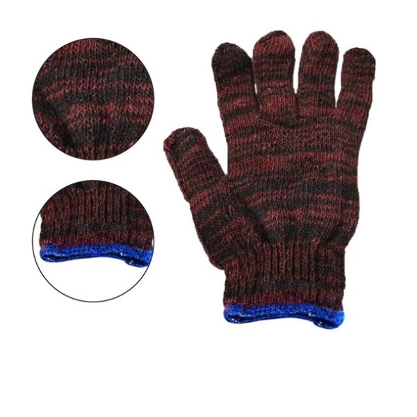 Batik Knitted Cotton Safety Hand Gloves 850g (12 pairs)