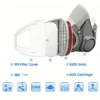 15in1 Half Face Gas Mask Facepiece
